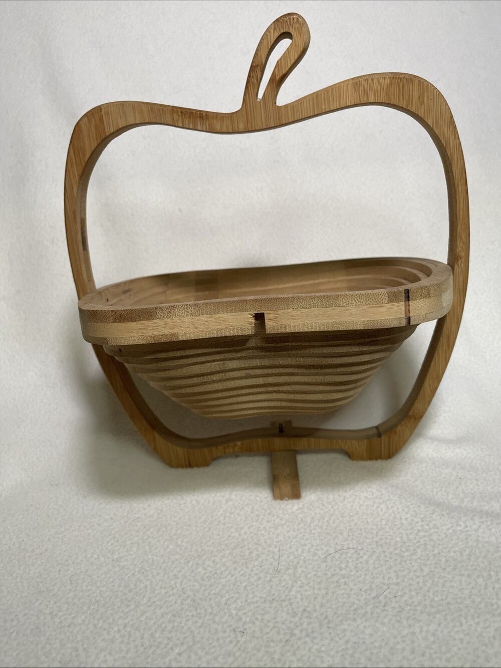 Bonnie & Pop Wood Fruit Basket - Not labled